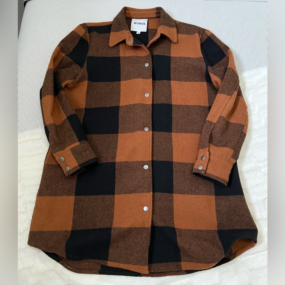 BB Dakota Plaid Shacket